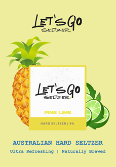 Let’s Go Seltzer 'Pine Lime' - 50L KEG